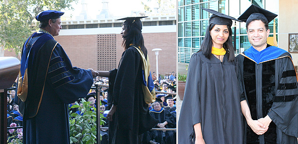 Shruthi at commencement